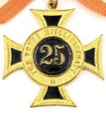 Auszeichnung Kriegsverein Für 25 Jahre Mitgliedschaft