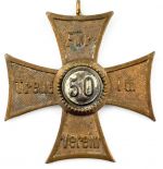 Auszeichnung Kriegsverein Für Treue im Verein 50 Jahre Mitgliedschaft
