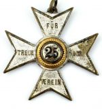 Auszeichnung Kriegsverein Für 25 Jahre Mitgliedschaft