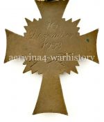 Ehrenkreuz der deutschen Mutter 3.Stufe Bronze Mutterkreuz