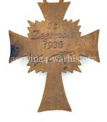 Ehrenkreuz der deutschen Mutter 3.Stufe Bronze Mutterkreuz
