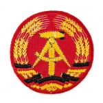 DDR Aufnäher Stoffabzeichen Deutsche Demokratische Republik Emblem Staatswappen