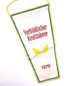 DDR Wimpel Vorbildlicher Kraftfahrer