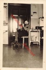 Pimpf mit Gebietsdreieck beim Flöte spielen zu Weihnachten 1936