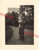 Besuch kleine Tochter vom Soldaten Kaserne Rinkau Bromberg Westpreussen