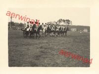 Soldaten Reitturnier in Preussen-Uniform in Rinkau Bromberg Westpreussen