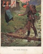 AK 1.WK Das letzte Hindernis Soldat Alpen Liebespaare 1917 Feldpostkarte