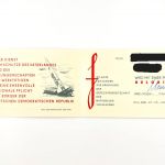 DDR Urkunde Belobigung 1966 Oberstleutnant
