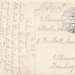 Fotokarte 1.WK Deutscher Soldat Art.-Pickelhaube Feld-Art.-Regt. 64 mit Pistole