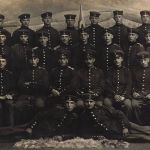 Foto 1.WK Deutsche Soldaten Schulterklappe 142 Müllheim i. Baden
