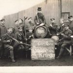 Foto 1.WK Deutsche Soldaten Res.-Inf.-Regt.16 Kapelle Müde Krieger