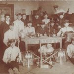 Foto 1.WK Deutsche Soldaten Pionier-Bataillon 4 Magdeburg Stubendienst