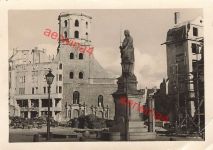 Zerstörte Kirche am Denkmal in Riga Lettland Ostfront