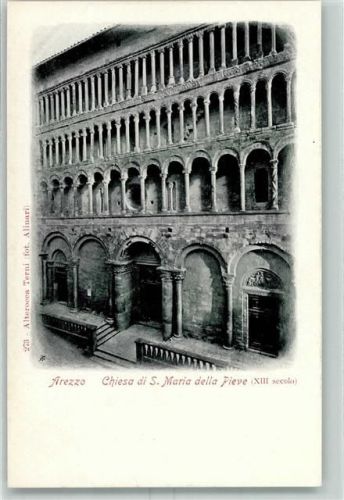 52100 Arezzo - Chiesa di Maria della Pieve XIII secolo