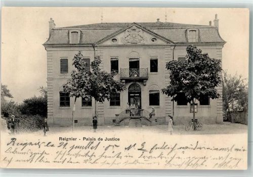 Reignier-Esery 1905 Palais de Justice Fahrrad