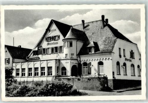 Rhens Hotel Winzerhaus Emailleschild