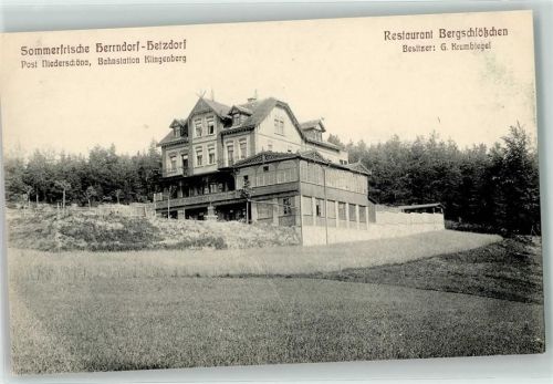 Hetzdorf Gasthaus Bergschlößchen