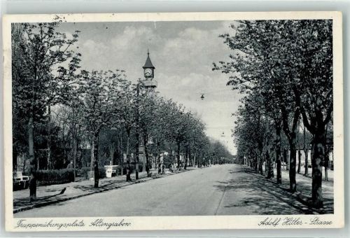 Altengrabow Adolf-Hitler-Strasse Truppenübngsplatz WK II