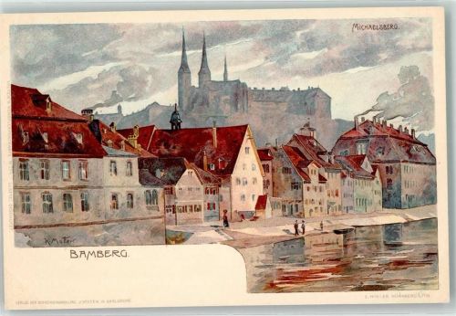 Bamberg 1899 Michaelsberg , Verlag Velten Nr. 274 AK