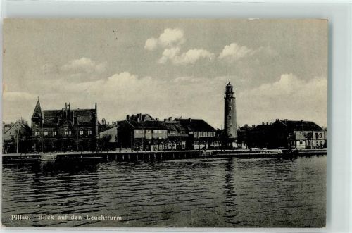 Baltijsk Blick auf den Leuchtturm