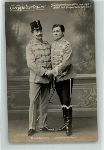 1908 Bruno Bellmann und Ludwig von dem Bruch in Ein Walzertraum