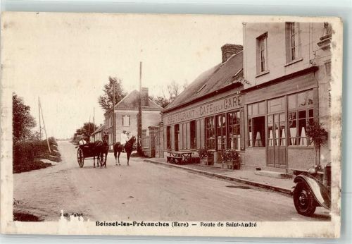 Boisset-les-Prevanches Route de Saint Andre Oldtimer Gasthaus Cafe de la Gare