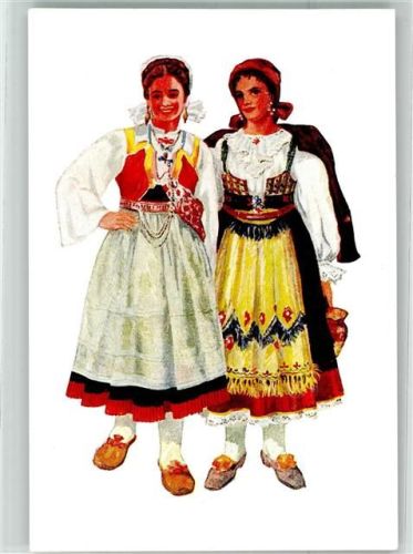Tracht Dalmatien u. Kroatien Zlarin u. Omisalj sign. Vladimir Kirin