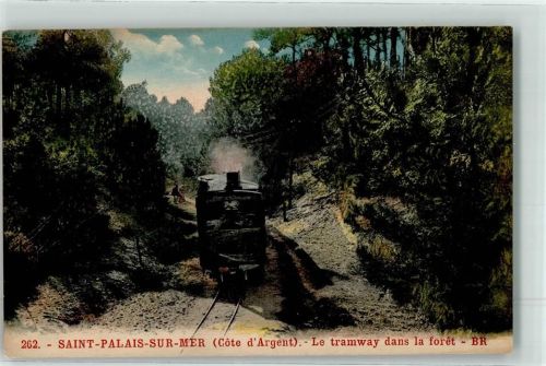 Saint-Palais-sur-Mer le tramway dans la foret