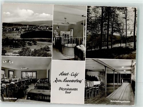 Otzenhausen Hotel Cafe zum Hunnenring Bundeskegelbahn