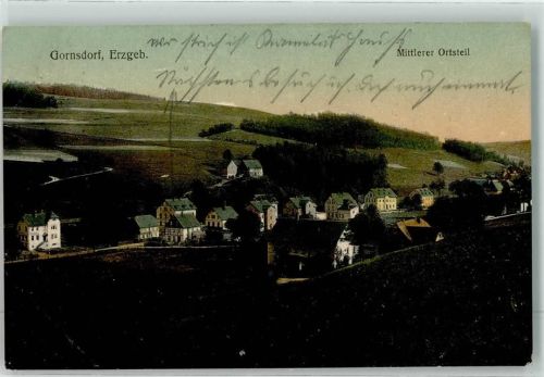 Gornsdorf 1910 Mittlerer Ortsteil