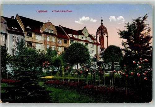 Oppeln 1915 Friedrichsplatz Feldpost Reserve-Lazarett Friedrichsschule