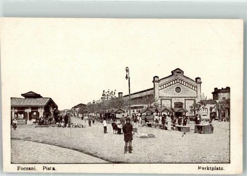 Focsani 1917 Marktplatz Marktszene