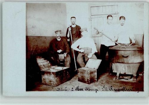 1916 WK I Küchendienst Kochtopf