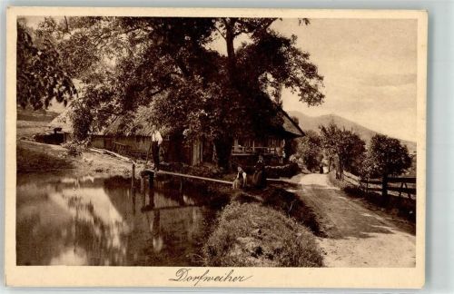 Idylle Nr. 95 Dorfweiher im Schwarzwald Bauernhaus