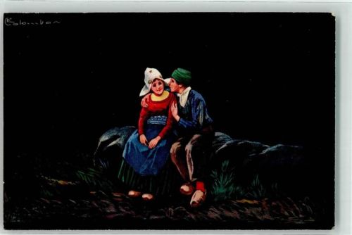 1924 Hollandkinder Kinderpoesie Serie 1720-4