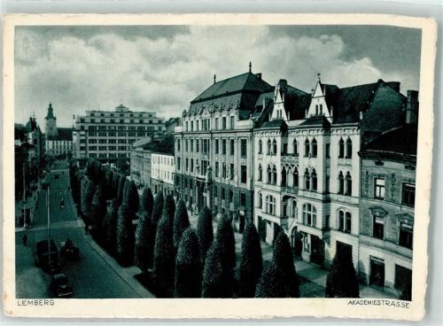 Lemberg 1943 Akademiestraße Generalgouvernement LG 07 K 1556