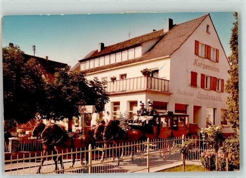 Bad Bocklet Pension Laudensack Postkutsche Ort handschriftlich