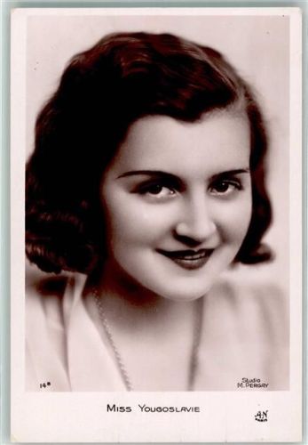 Miss Yougoslavie Verlag A. Noyer Nr. 14 B Studio M. Pergay Paris