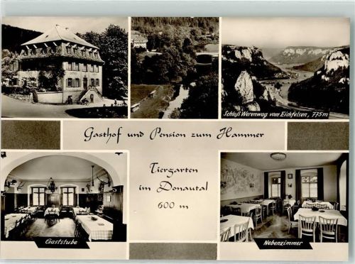 72488 W7480 Gutenstein , Baden - Gasthaus Pension Hammer Tiergarten