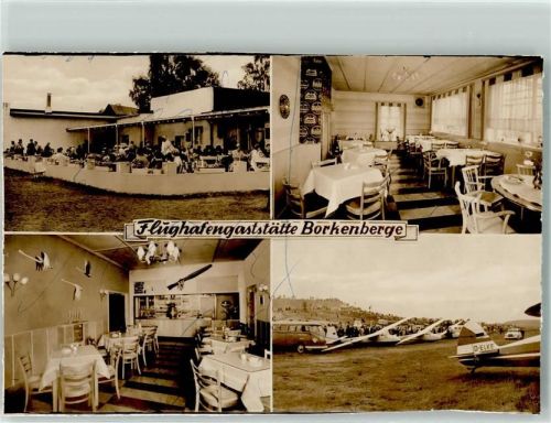 Dülmen Gasthaus Flughafen Borkenberge Fluggeräte FOTO KEINE AK