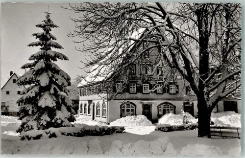 Pfalzgrafenweiler Winter Gasthaus Pension zum Schwanen