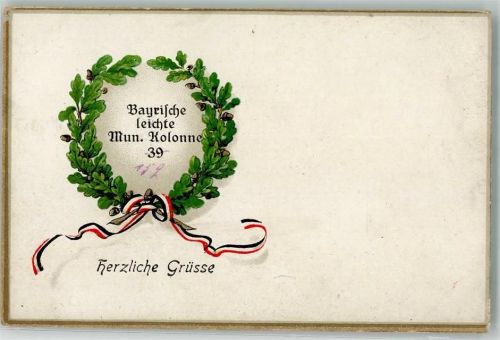 1918 Bayrische leichte Mun. Kolonne 152