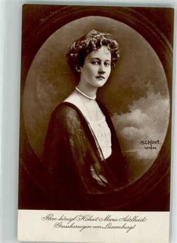 Königl. Hoheit Marie Adelheid V. Luxembourg H.C. Kosel Wien