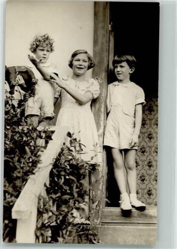 Prinz Albert + Kronprinz Baudoin und Prinzessin Josephine Charlotte