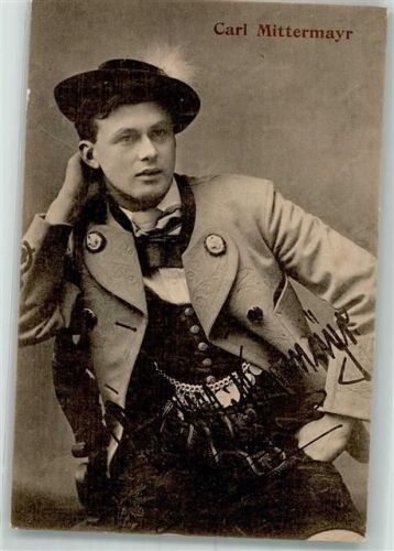 1912 Carl Mittermayr Rückseite: Widmung
