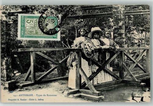 Antananarivo 1912 Tracht Briefmarke Bildseite