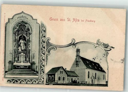 Friedberg 1901 Kirche St. Afra