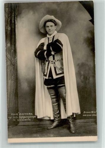 Lino Pattiera in Rigoletto Foto Bruno Wiehr Dresden 1916