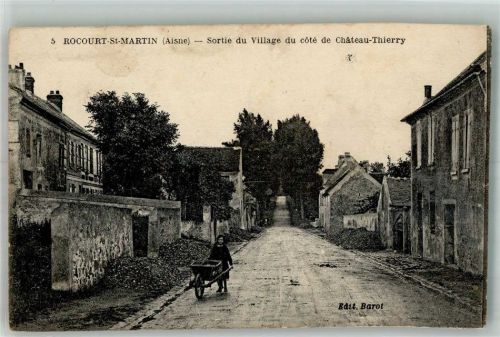 Rocourt-Saint-Martin 1918 Feldpost WK I