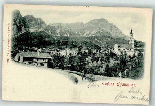 Cortina d'Ampezzo 1899 Adelskorrespondenz